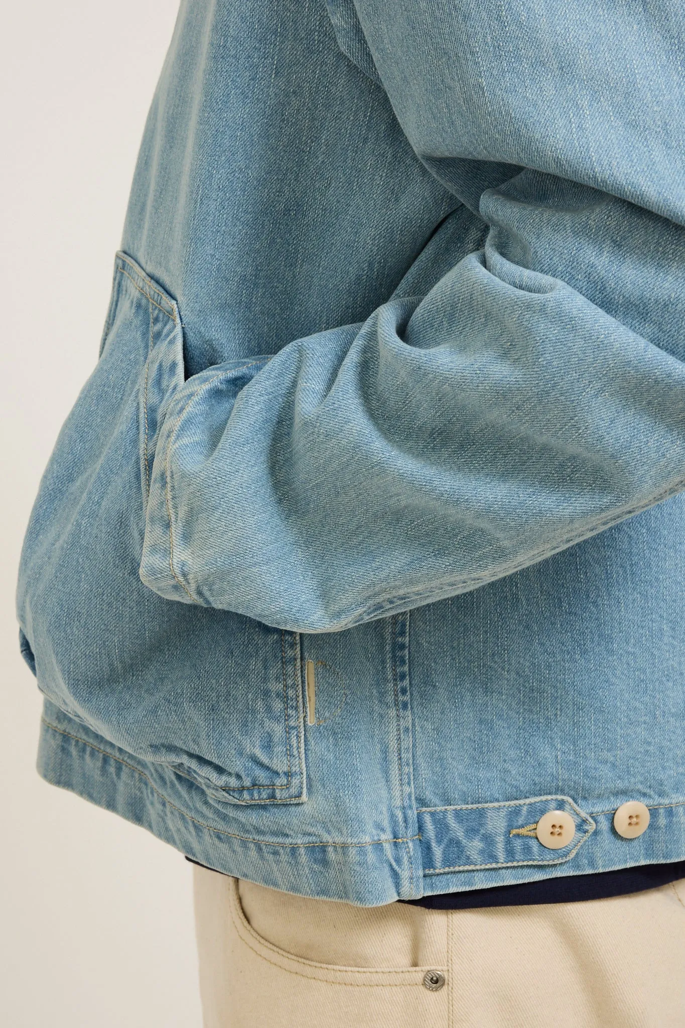 Prism Jacket Bleached Denim