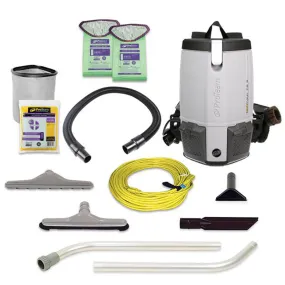 Proteam 107613 Provac Fs 6, 6 Qt. Backpack Vacuum W- Problade Hard Surface & Carpet Floor Tool Kit