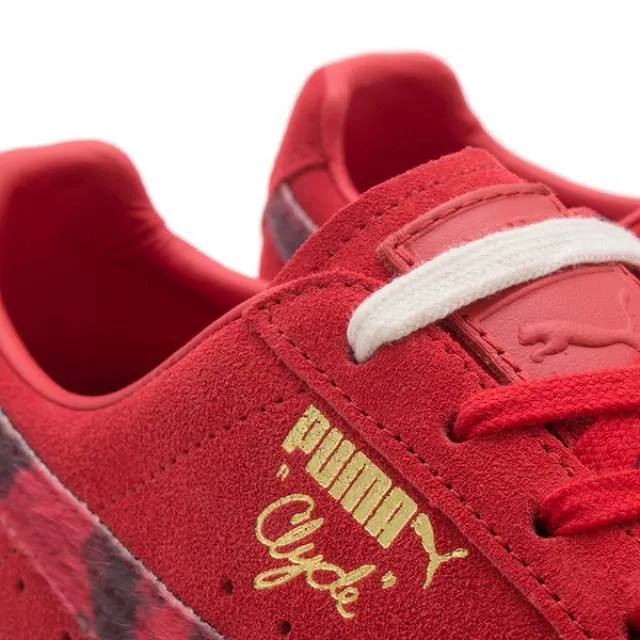 Puma Clyde X Packer (HIGH RISK RED/WHISPER WHITE)
