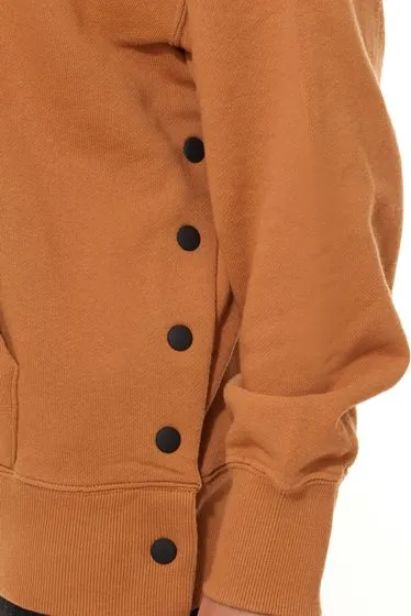 PUMA Infuse Oversized Hoodie Suéter de algodón para mujer 535643-74 Marrón