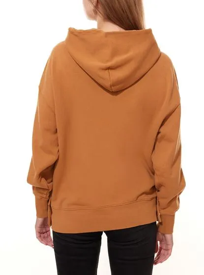 PUMA Infuse Oversized Hoodie Suéter de algodón para mujer 535643-74 Marrón
