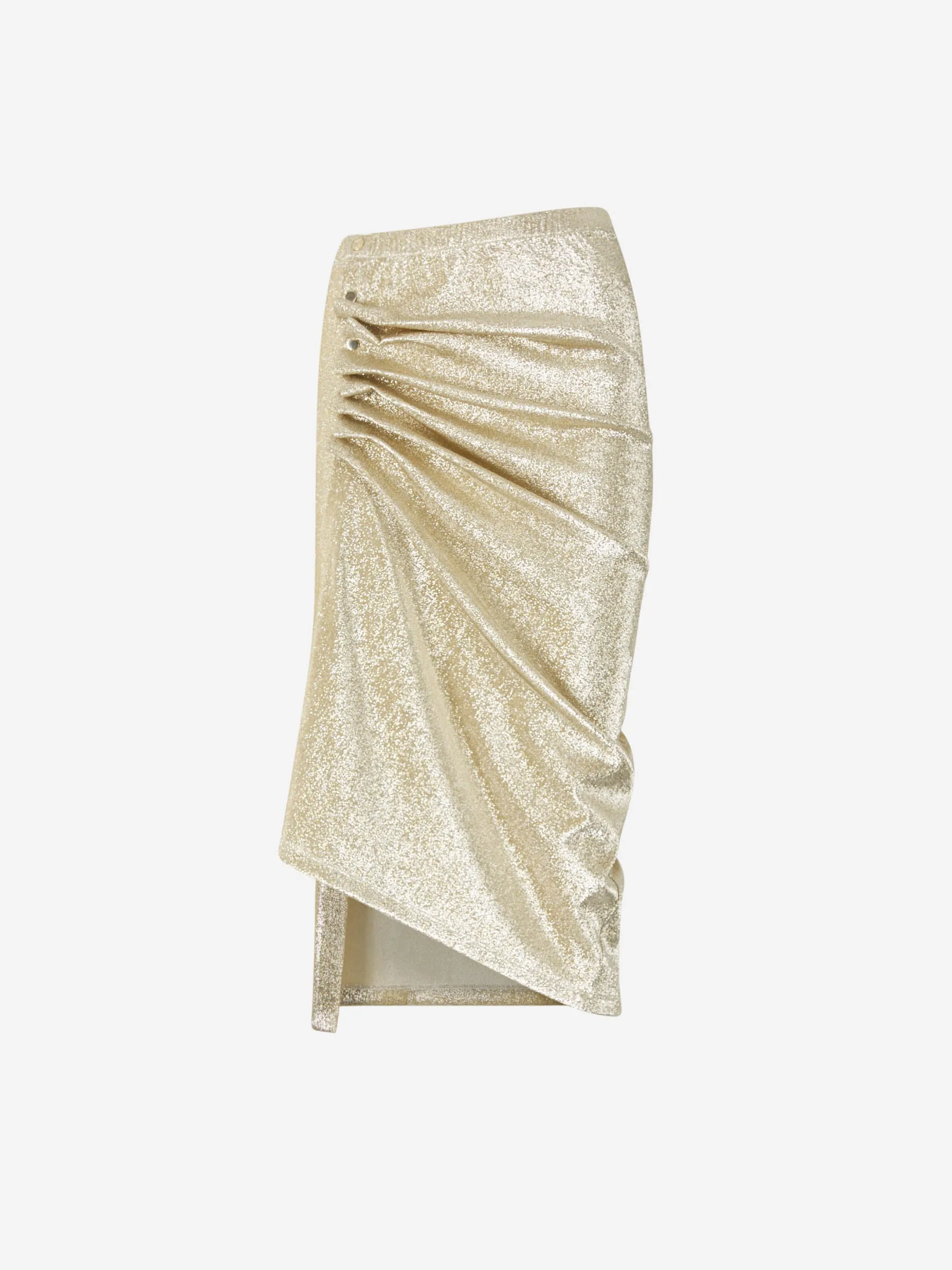 Rabanne Draped Midi Skirt 