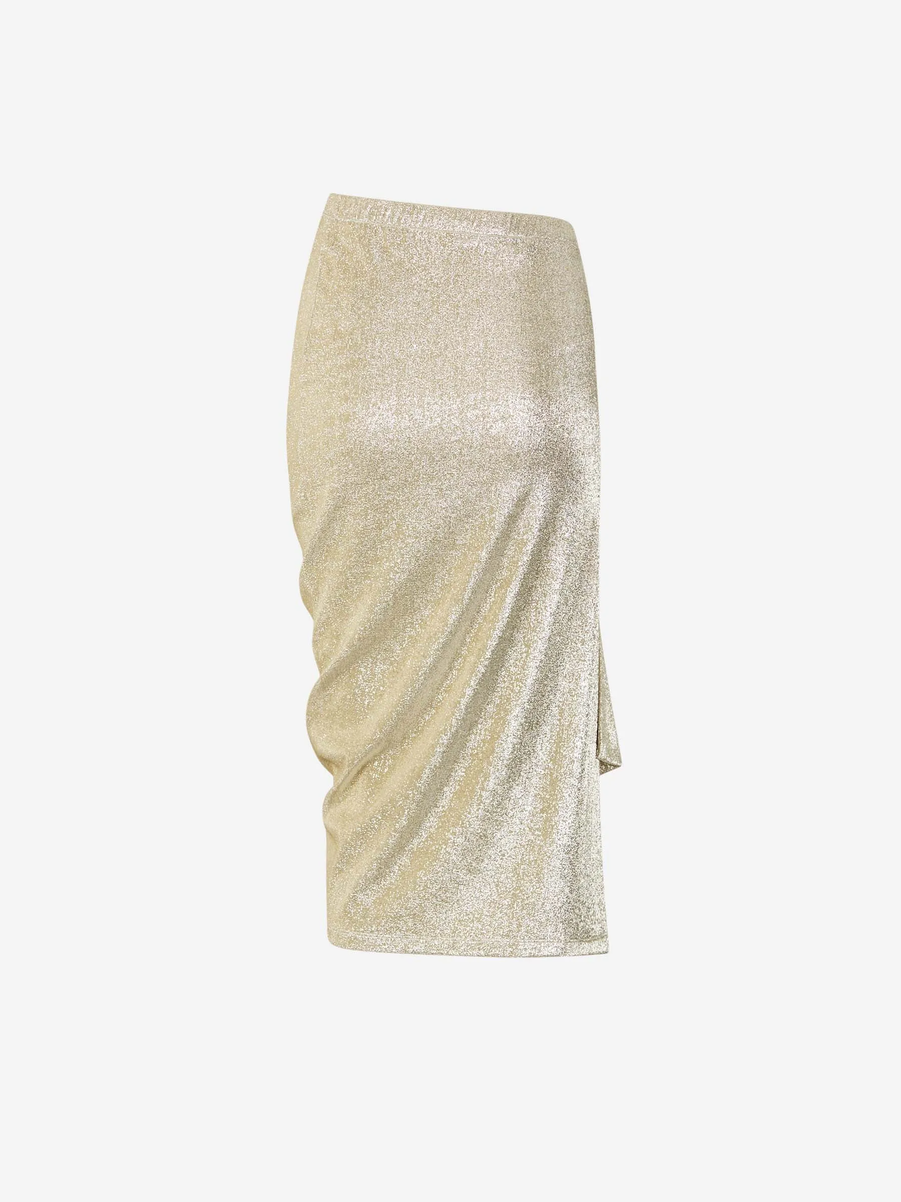 Rabanne Draped Midi Skirt 