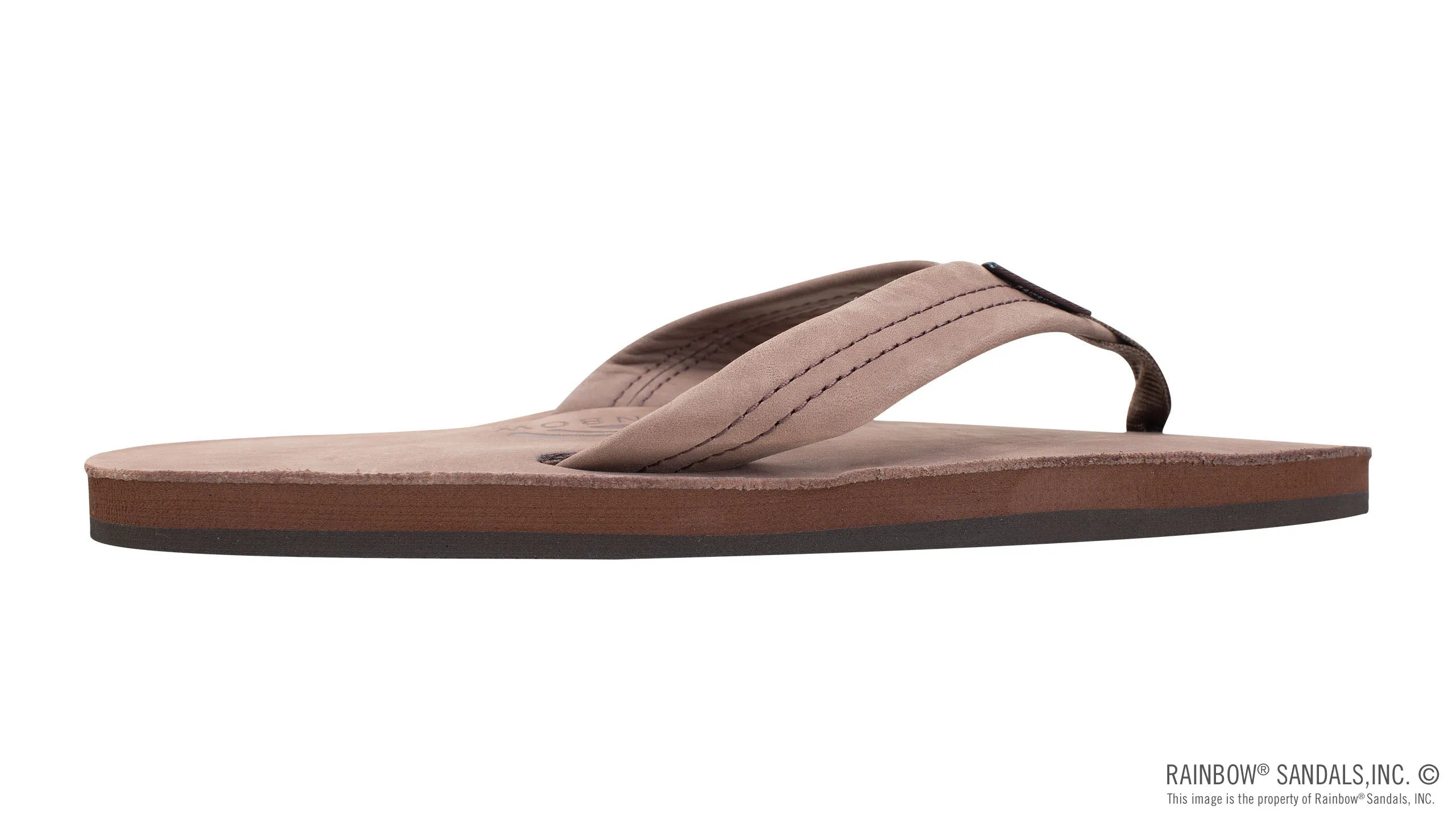 Rainbow Sandals Men's - Single Layer - 1 Strap - Expresso