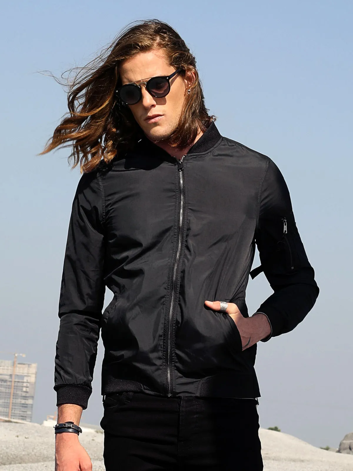 Regular Fit Bomber Jacket - FMTJ18-39057