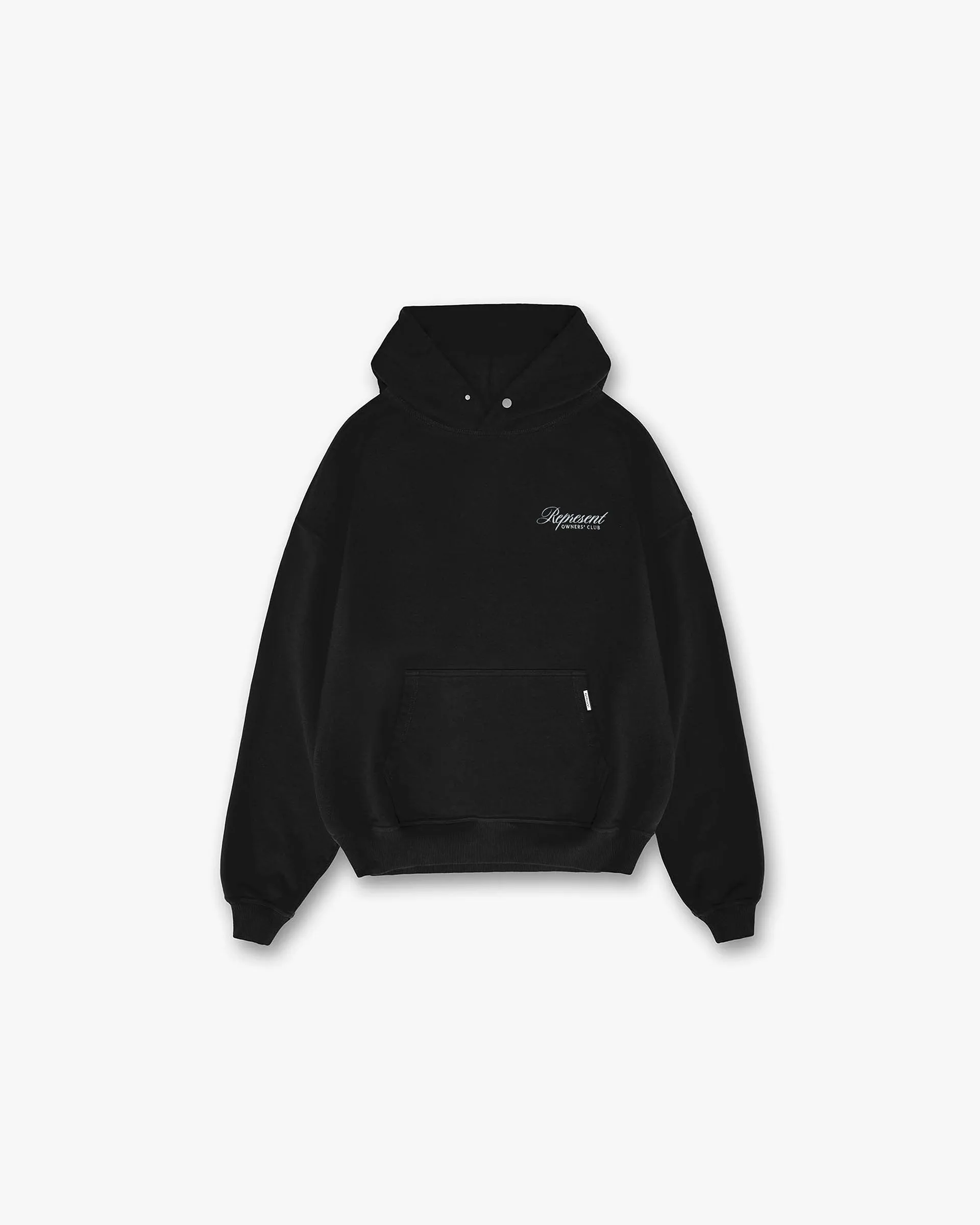 Represent Owners Club Script Hoodie - Black