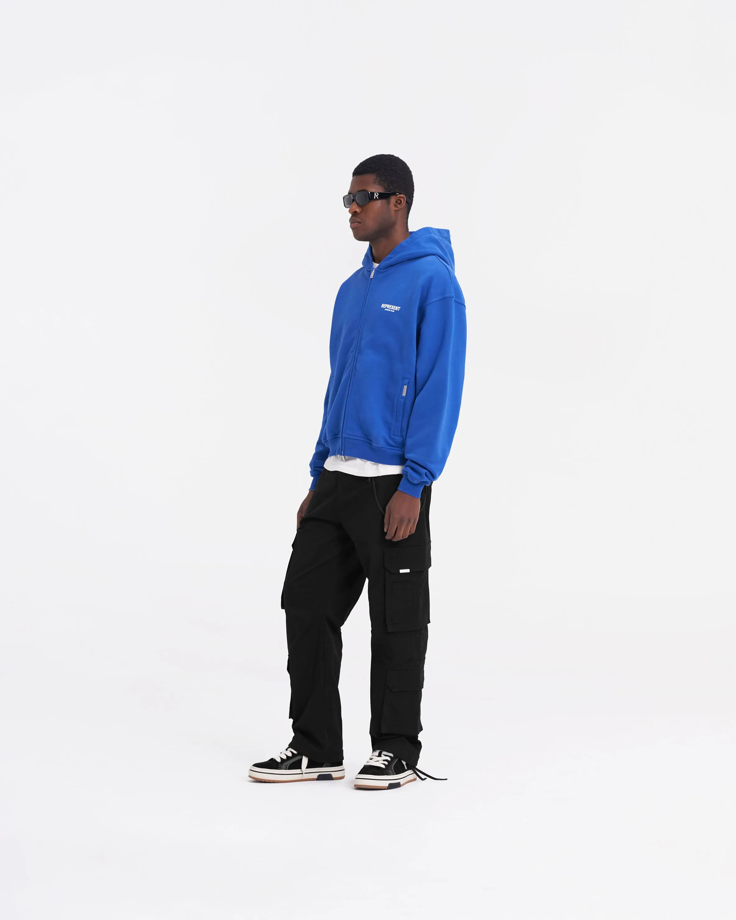 Represent Owners Club Zip Hoodie - Cobalt