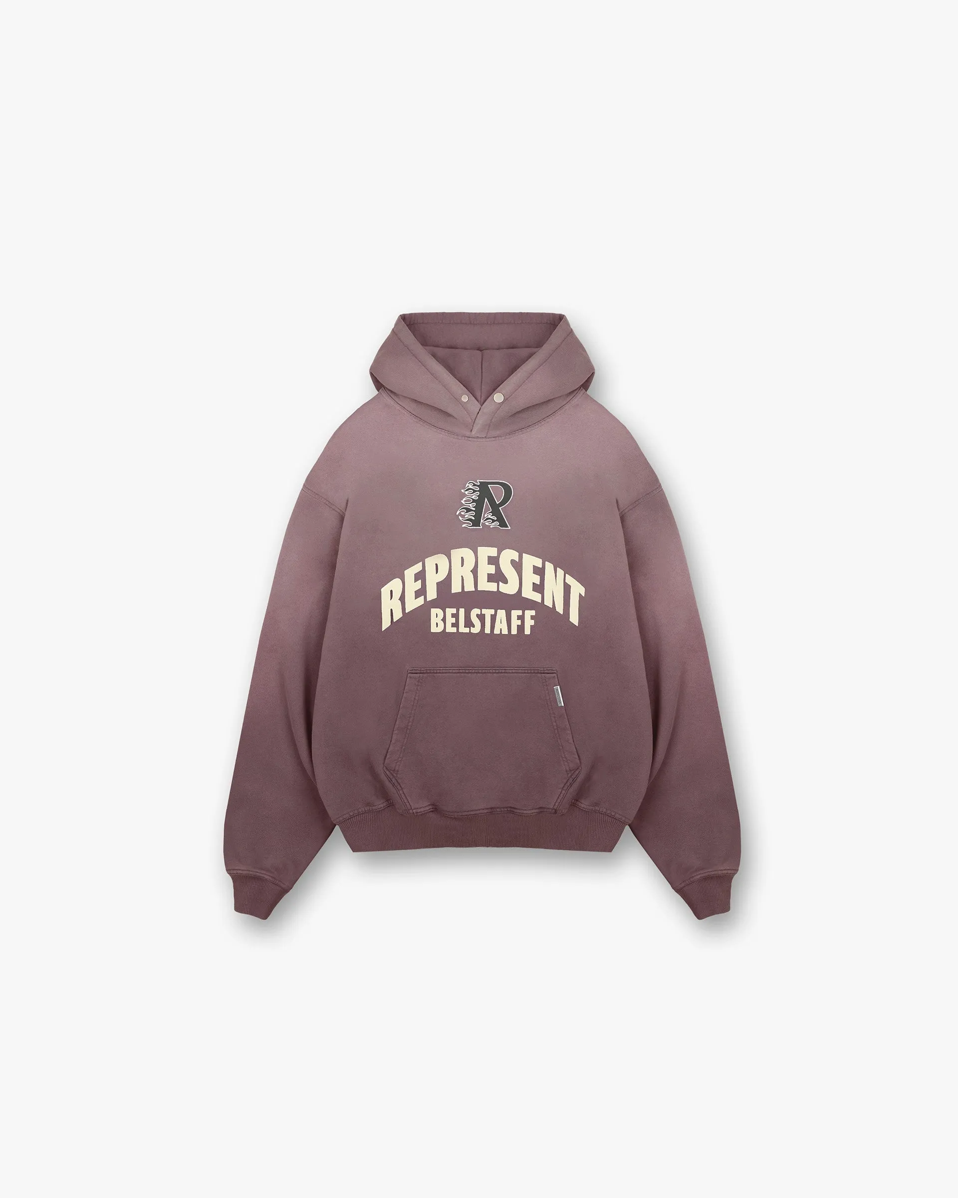 Represent X Belstaff Flame Phoenix Hoodie - Plum