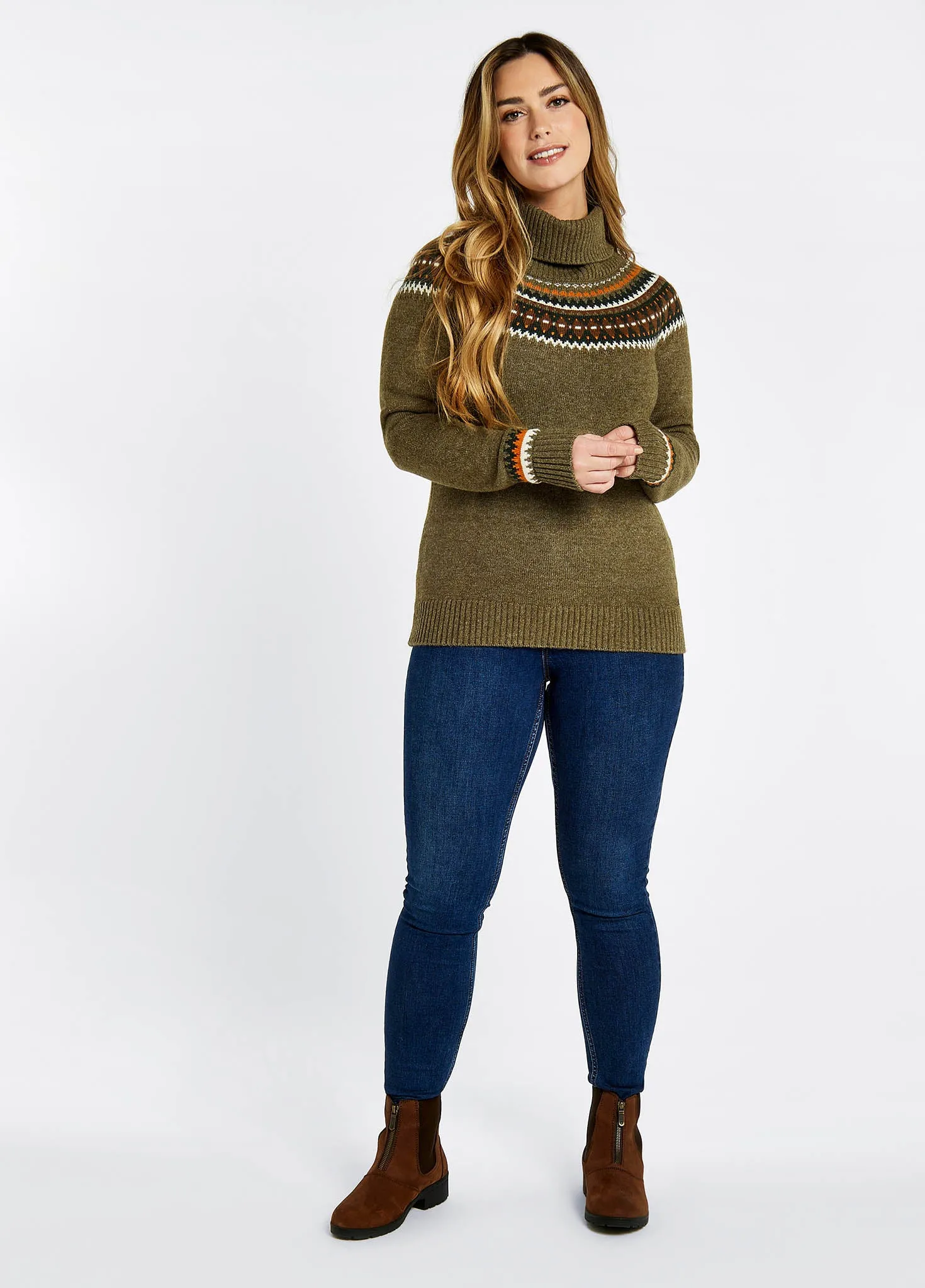 Riverdale Knitted Sweater - Dusky Green