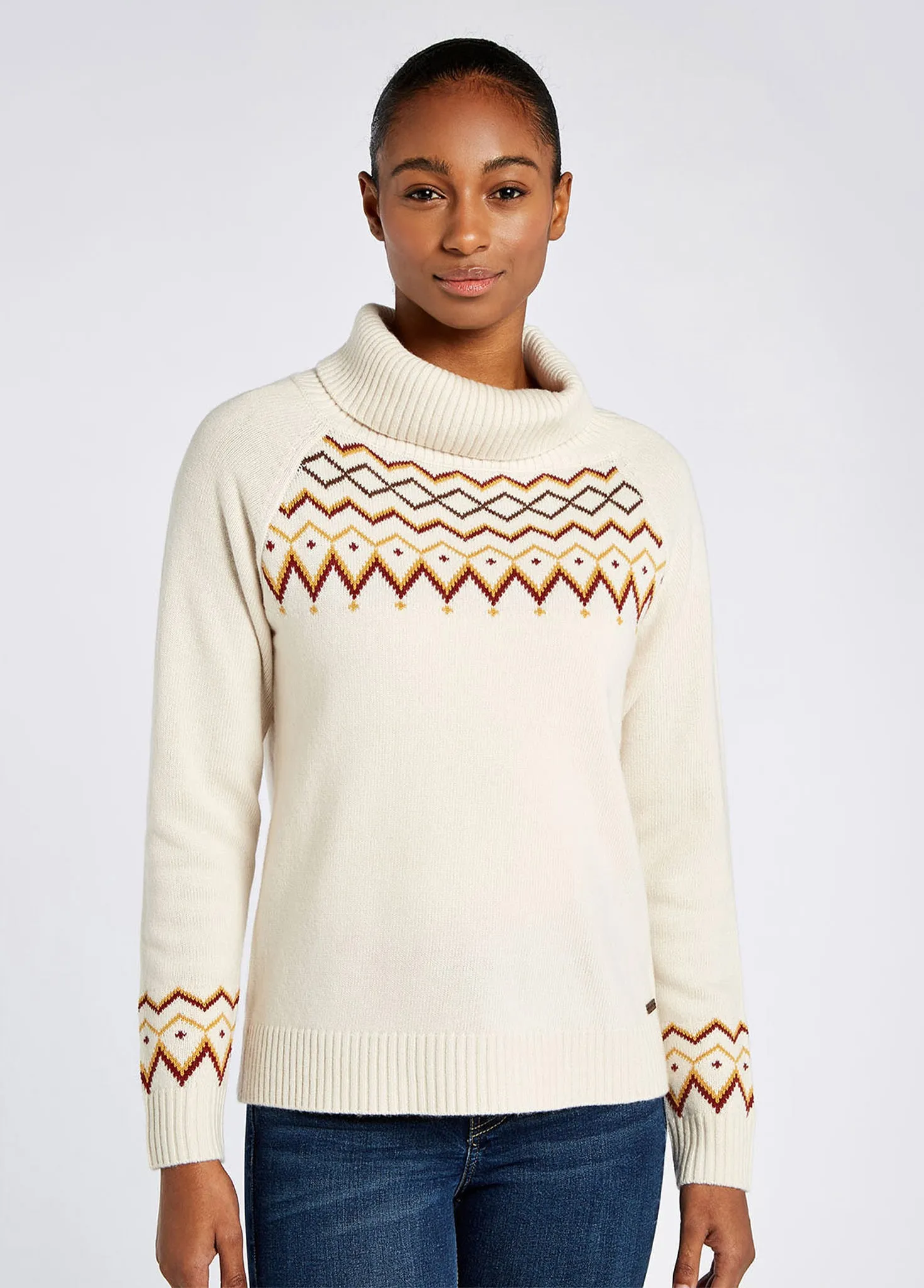 Riverstown Fair Isle Sweater - Chalk