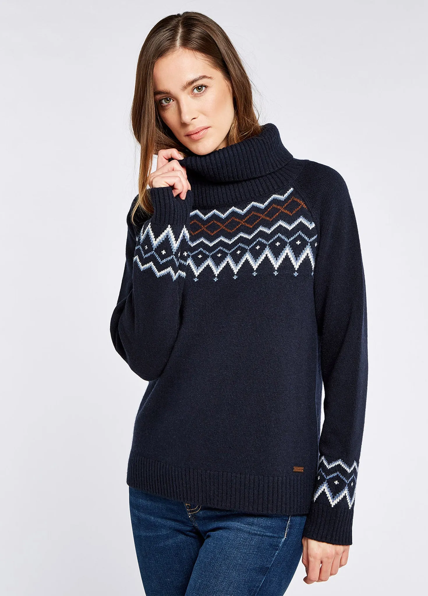 Riverstown Fair Isle Sweater - Navy