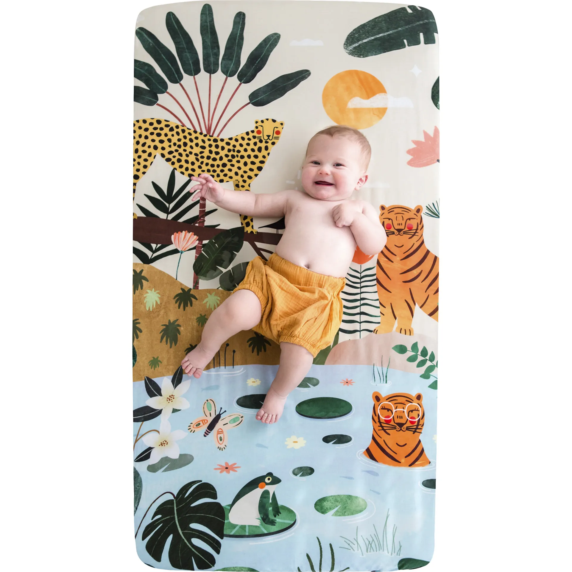 Rookie Humans In The Jungle Standard Crib Sheet