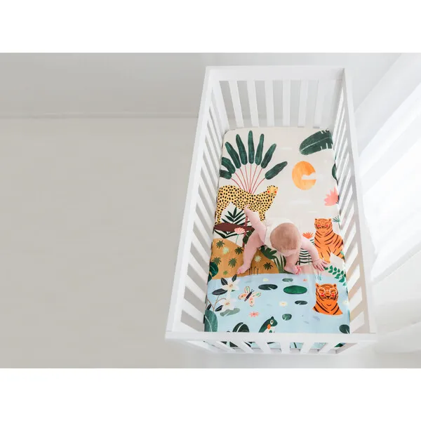 Rookie Humans In The Jungle Standard Crib Sheet