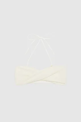 Rosa Bikini Top - Cream