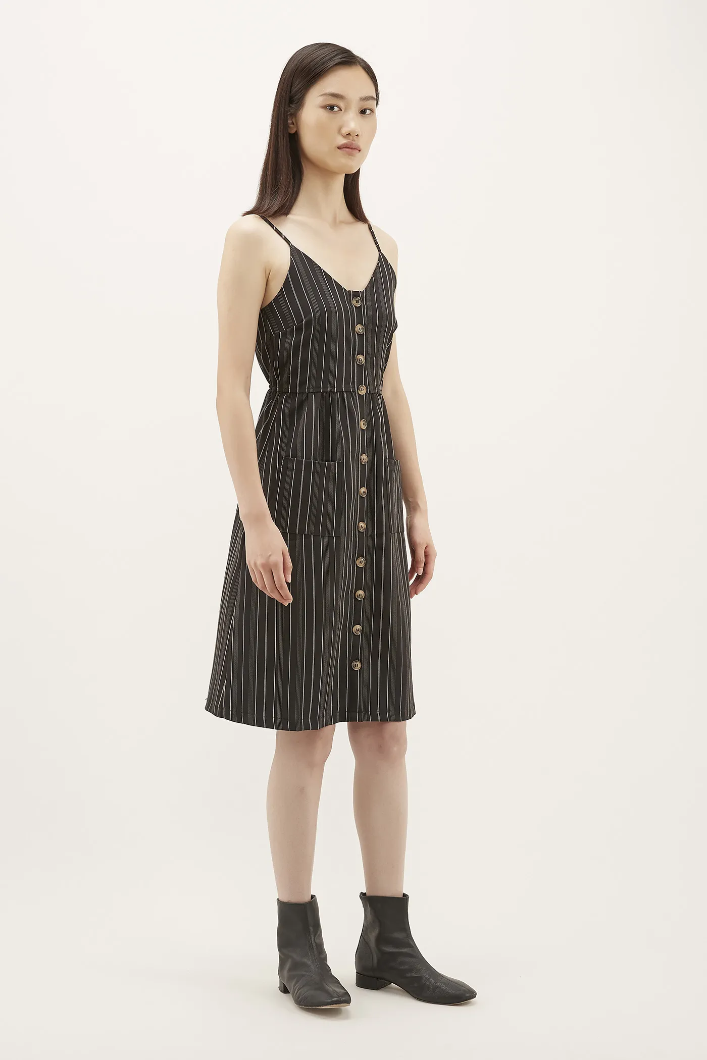 Roselyn Pinstripe Dress 