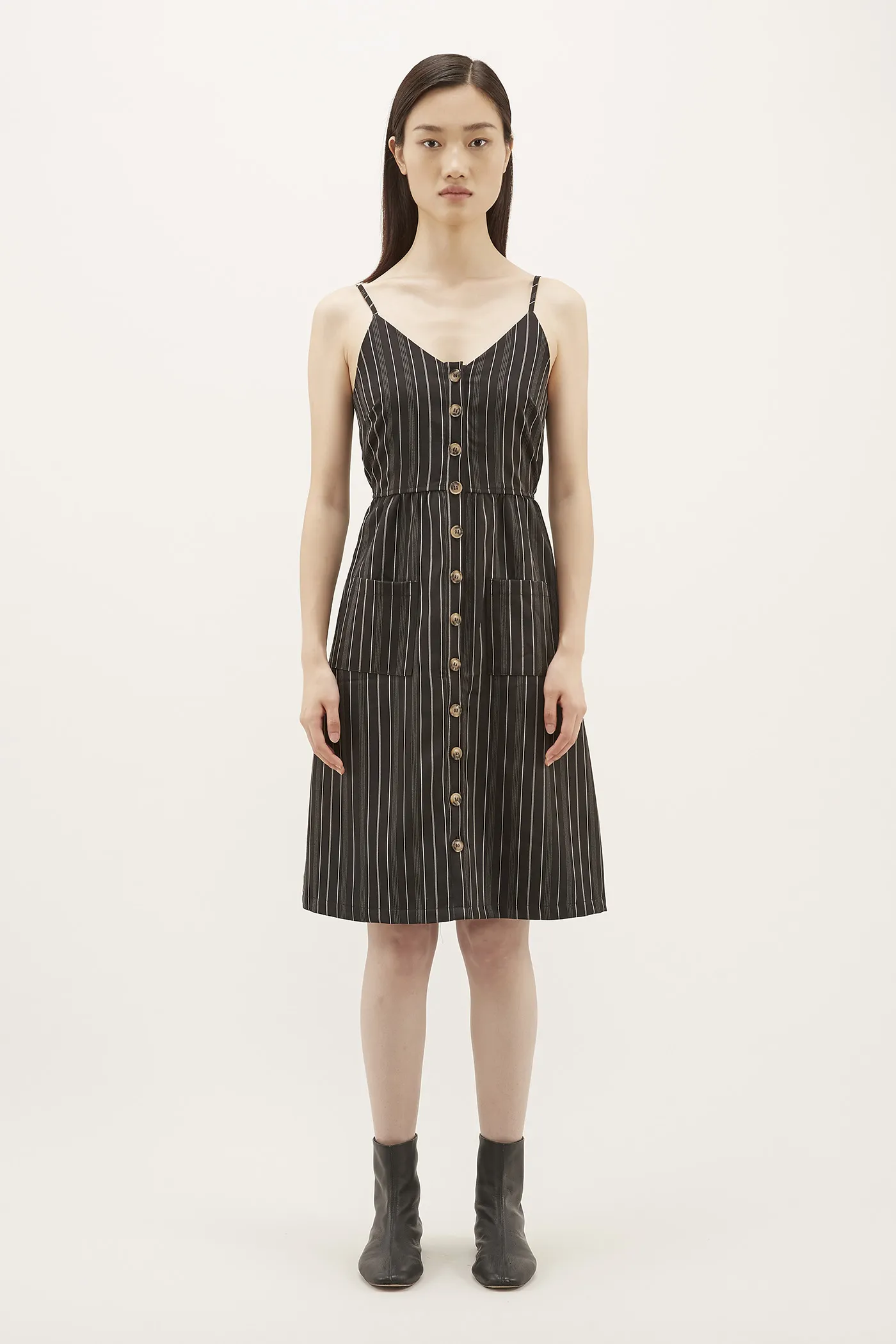 Roselyn Pinstripe Dress 