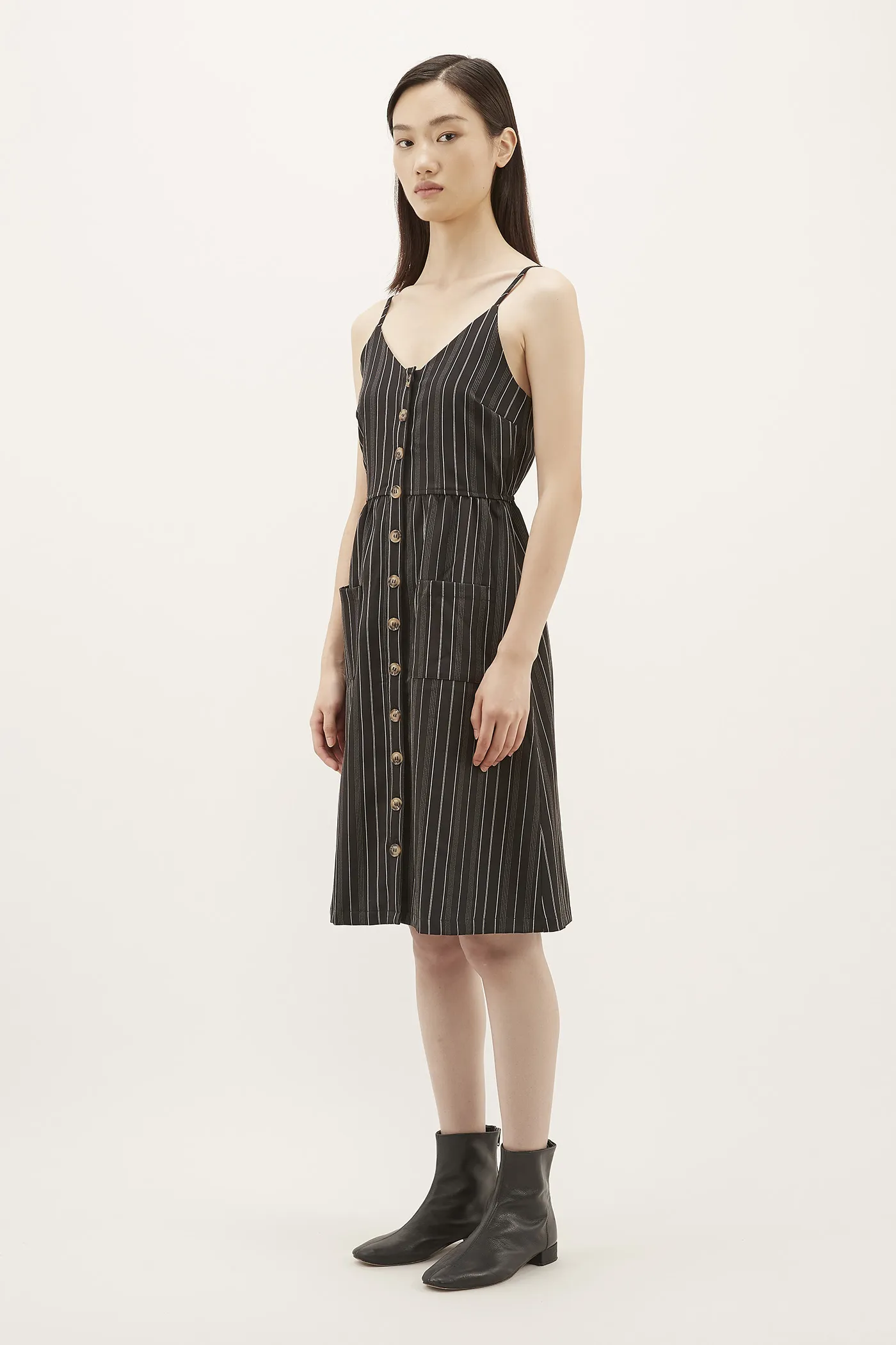 Roselyn Pinstripe Dress 