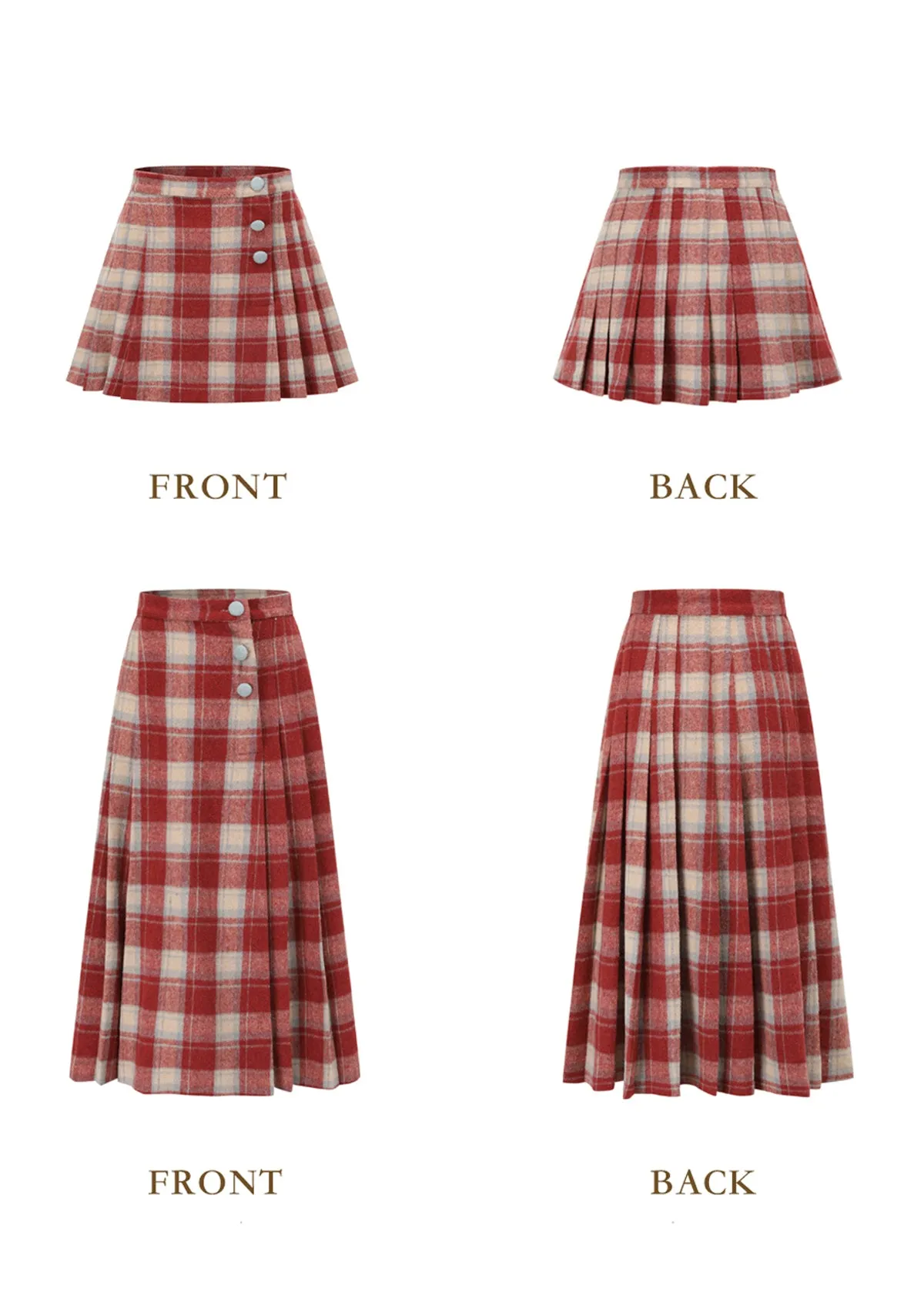 Rosey Christmas Cottage Skirt