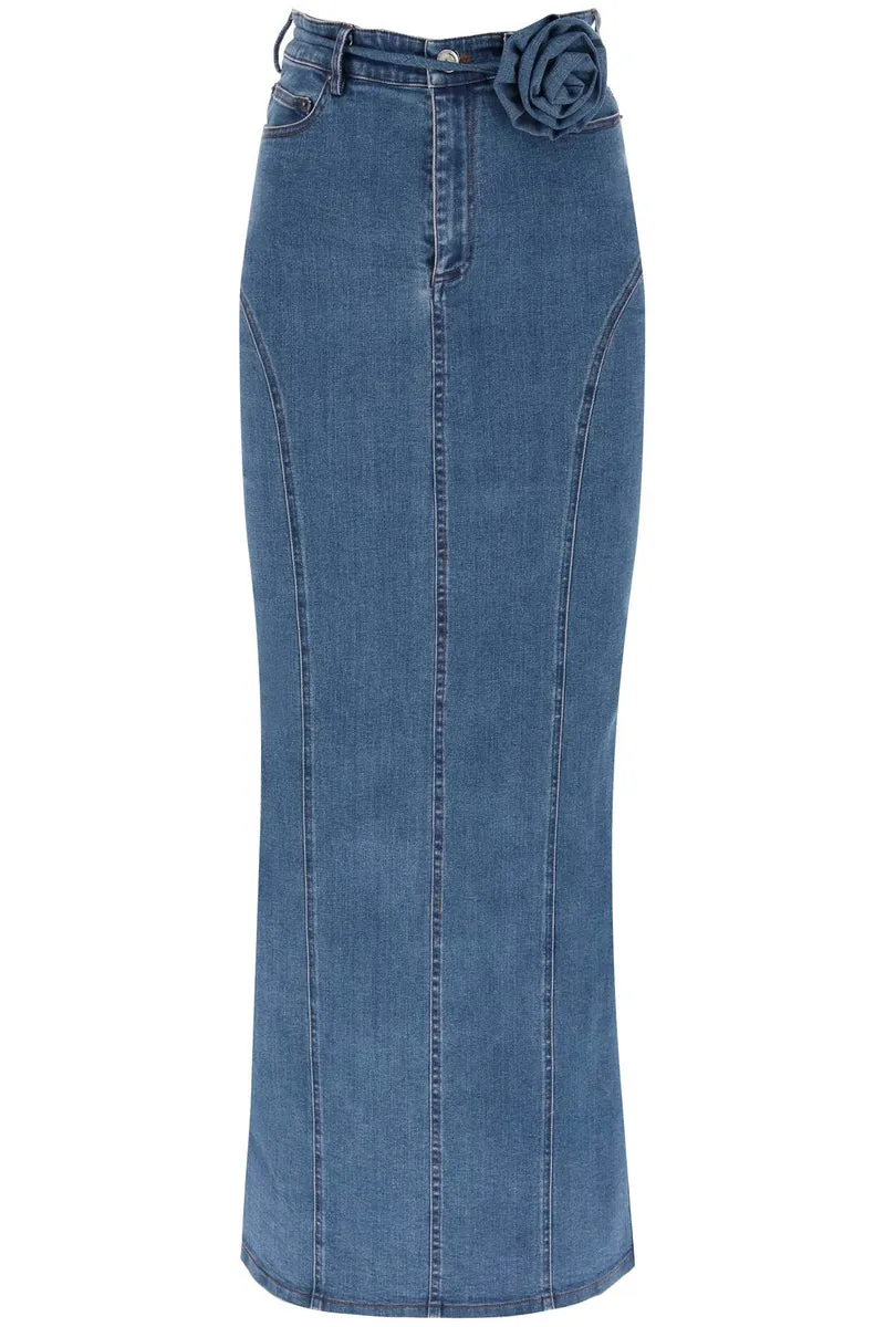 Rotate    Rotate Denim Maxi Skirt