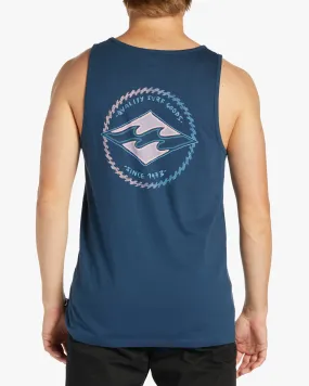 Rotor Diamond Tank - Dark Blue