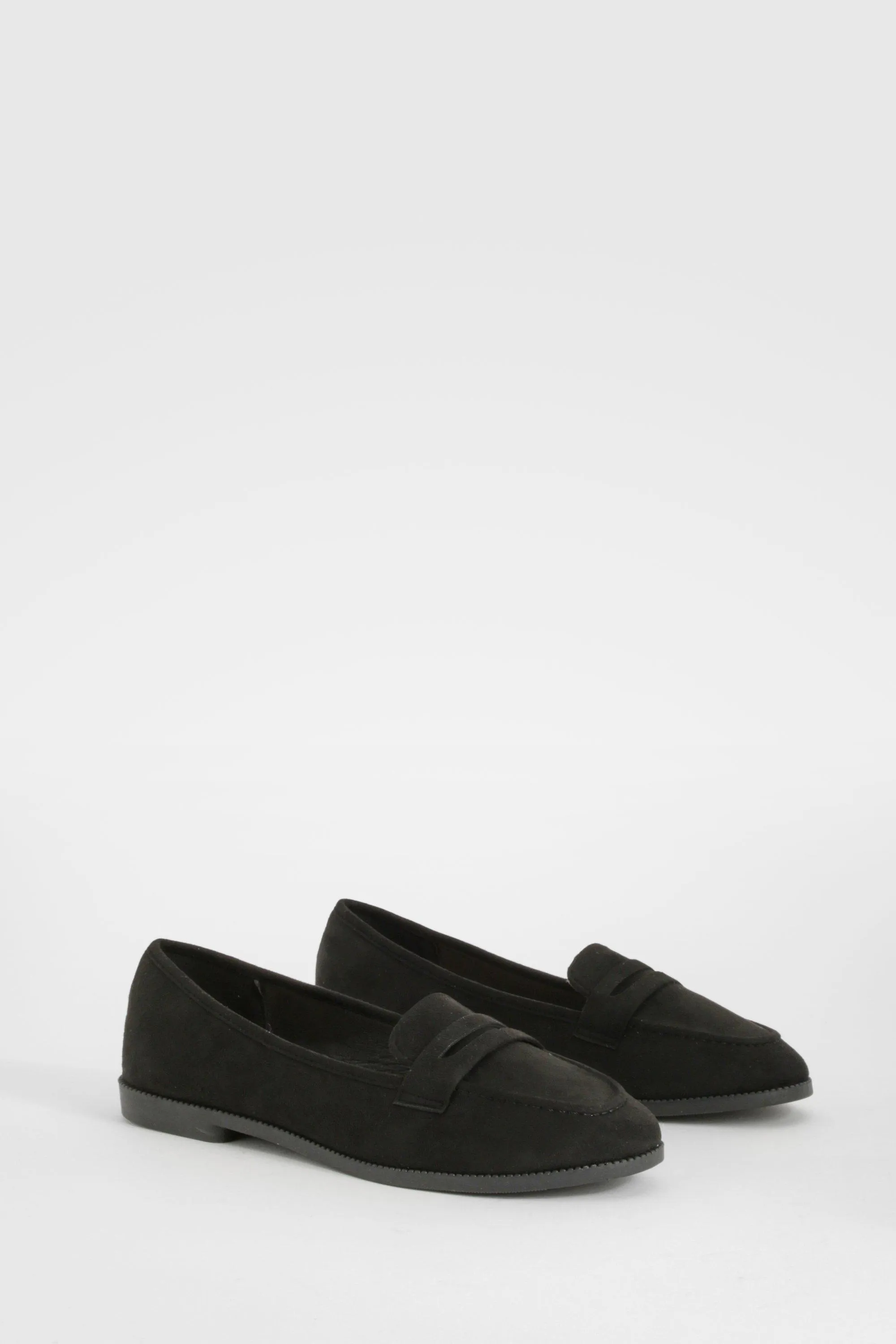 Round Toe Basic Loafers