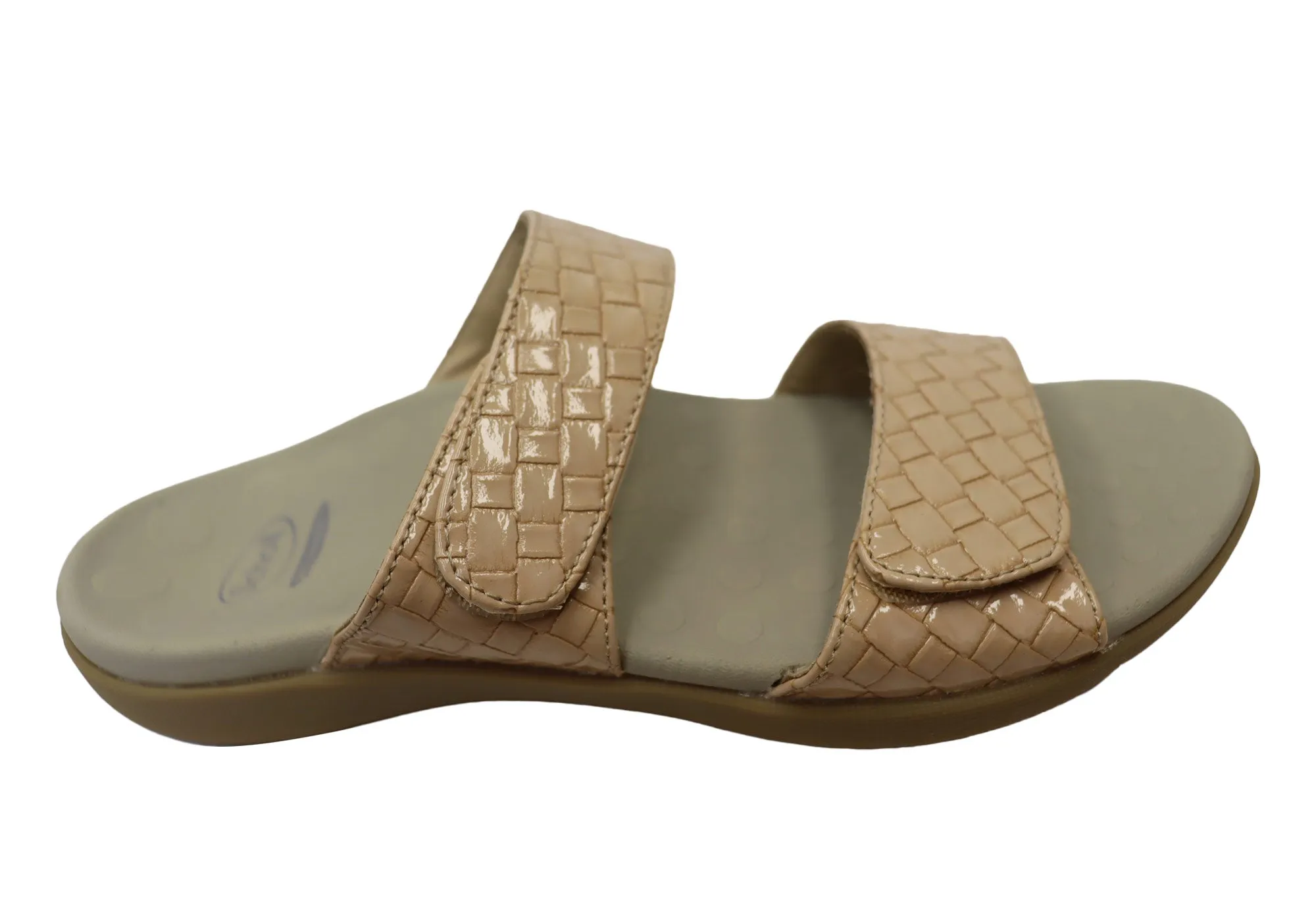 Scholl Orthaheel Skye Womens Comfortable Supportive Slides Sandals