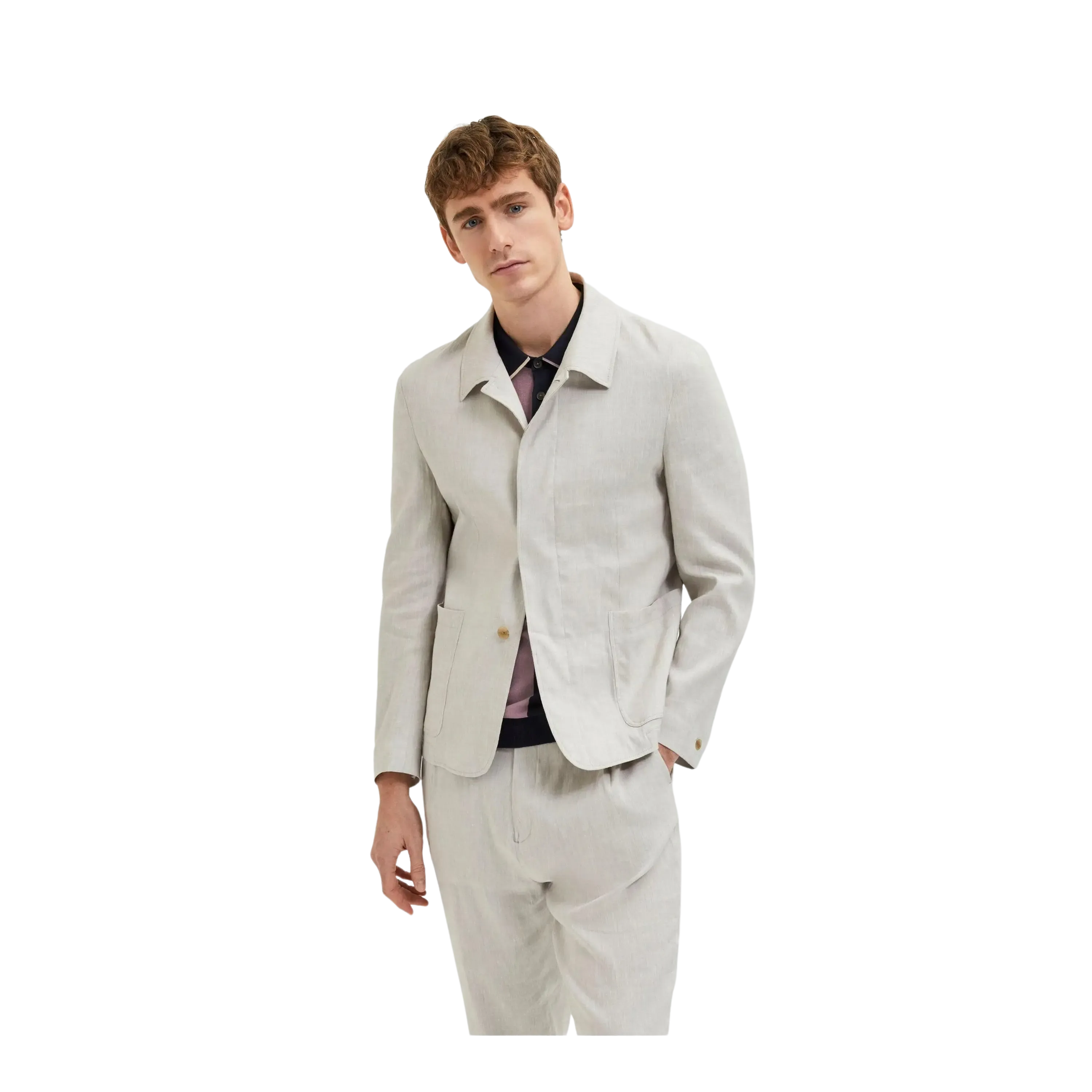 Selected Linen Blend Jacket