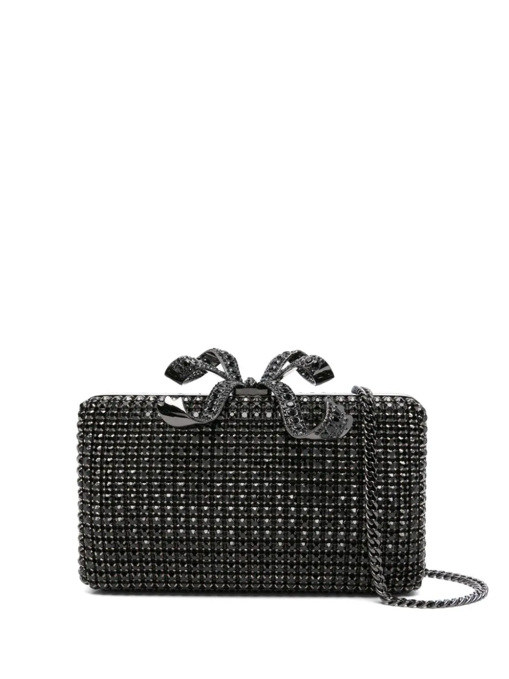 Self Portrait Clutch With Crystals
