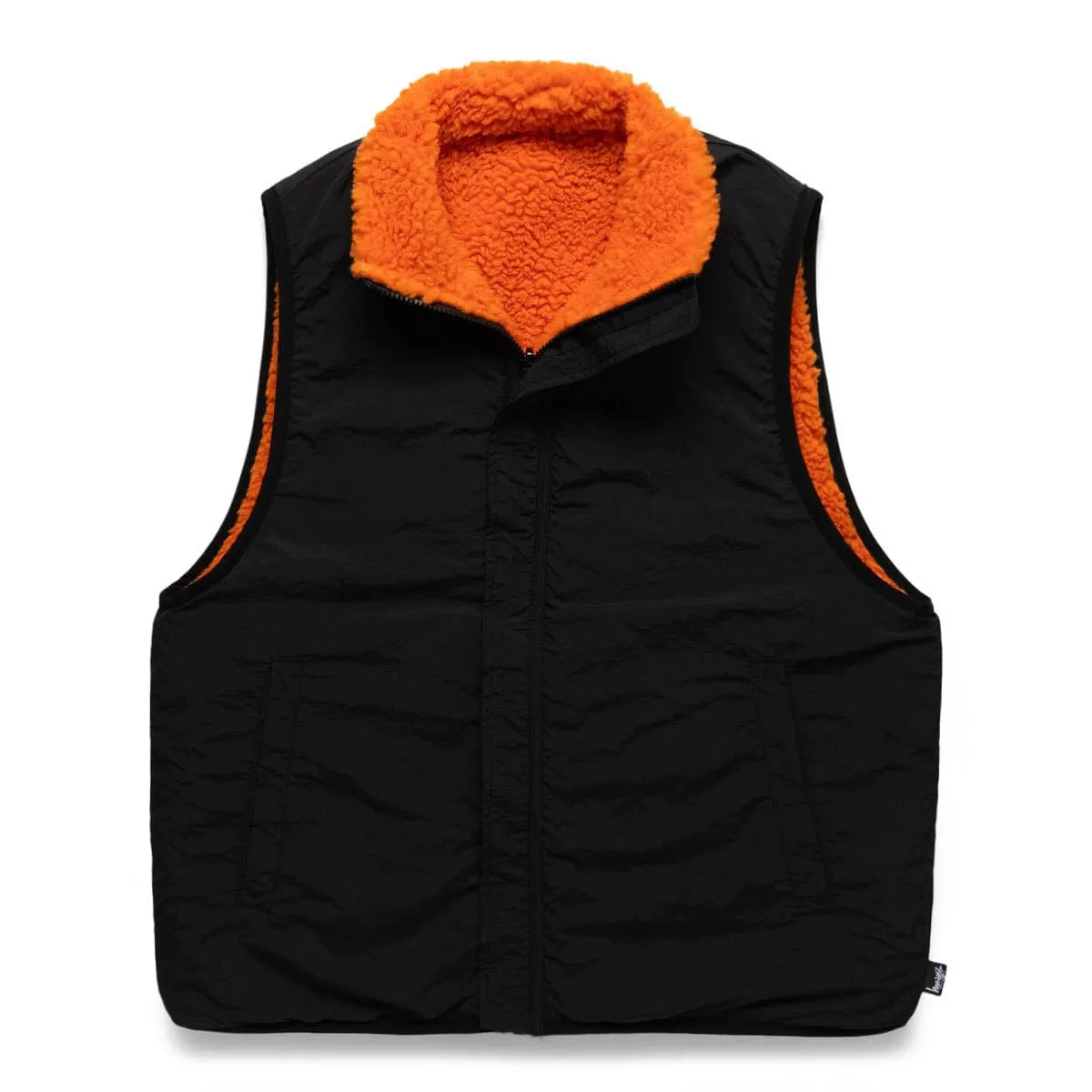 SHERPA REVERSIBLE VEST TANGERINE | Bodega