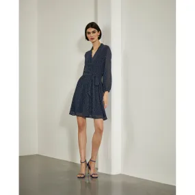 Short dress with pattern