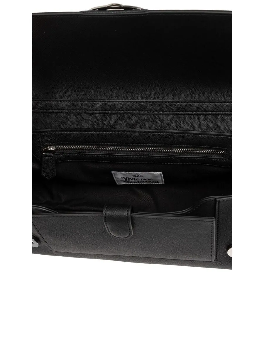 Signature Orb Plaque Shoulder Bag