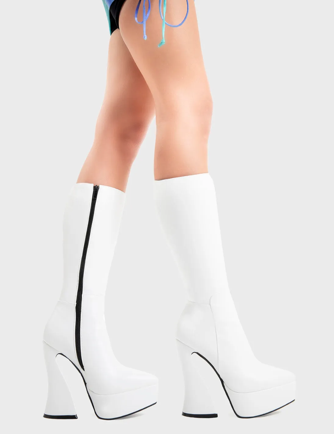 Sketchy Platform Calf Boots