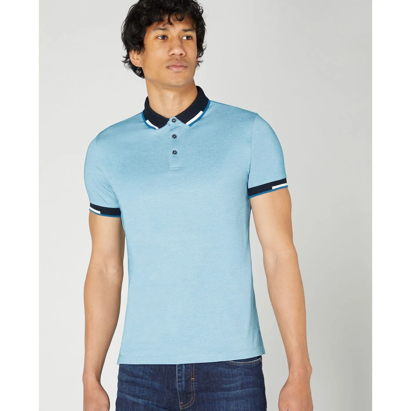 Sky Tipped Polo Shirt