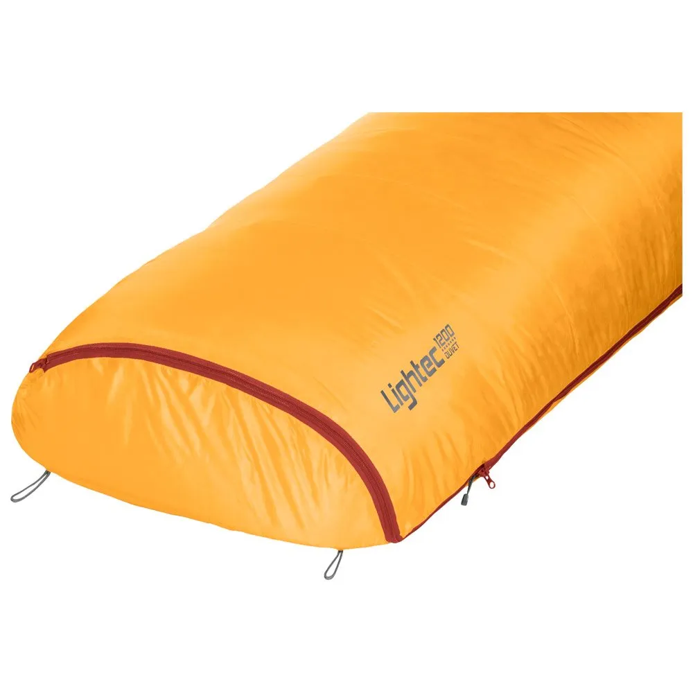Sleeping bag Ferrino ---Lightech 1200 Duvet Rds Down Recycled Fabric Jaune
