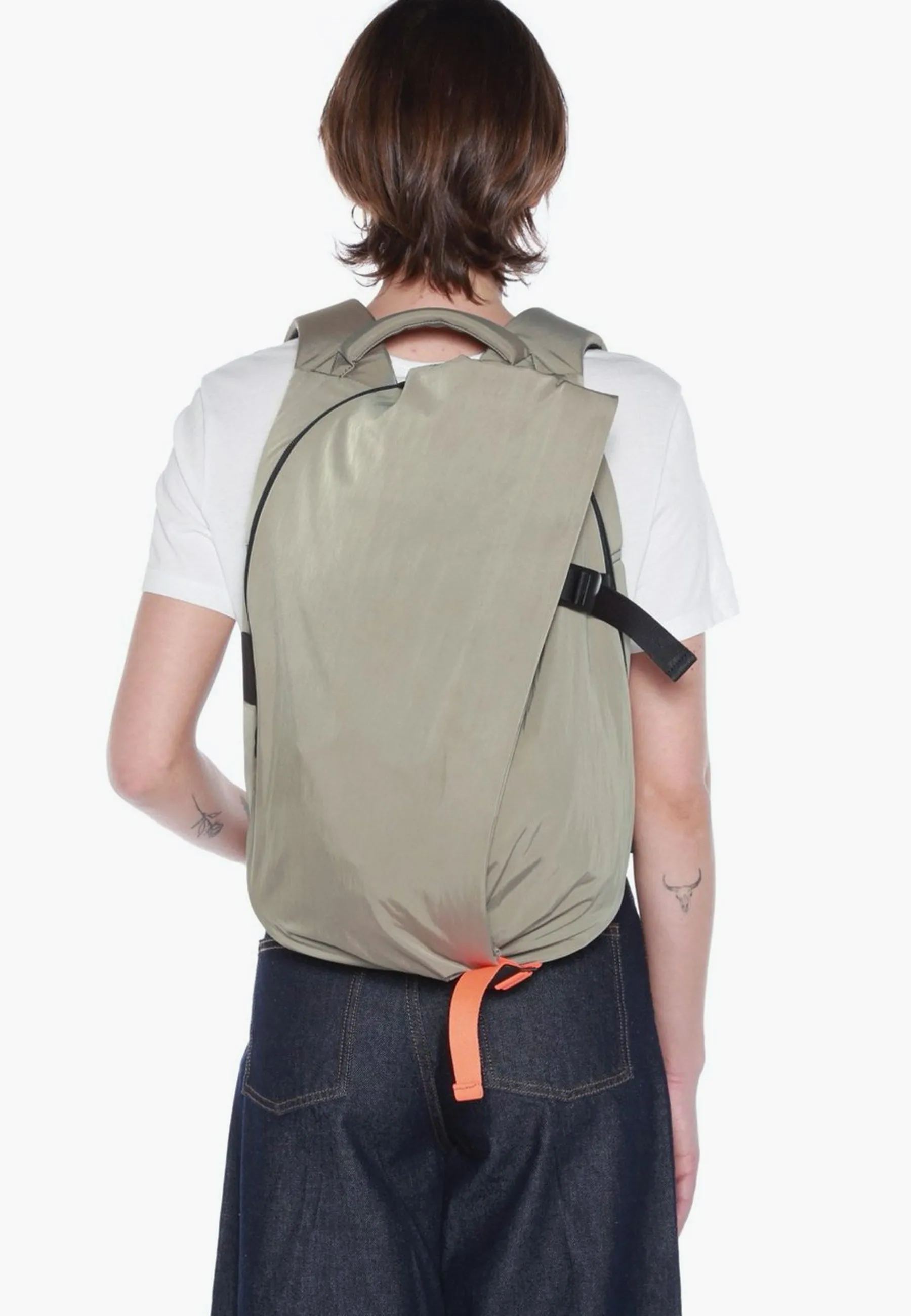 Small Isar Backpack - smooth khaki