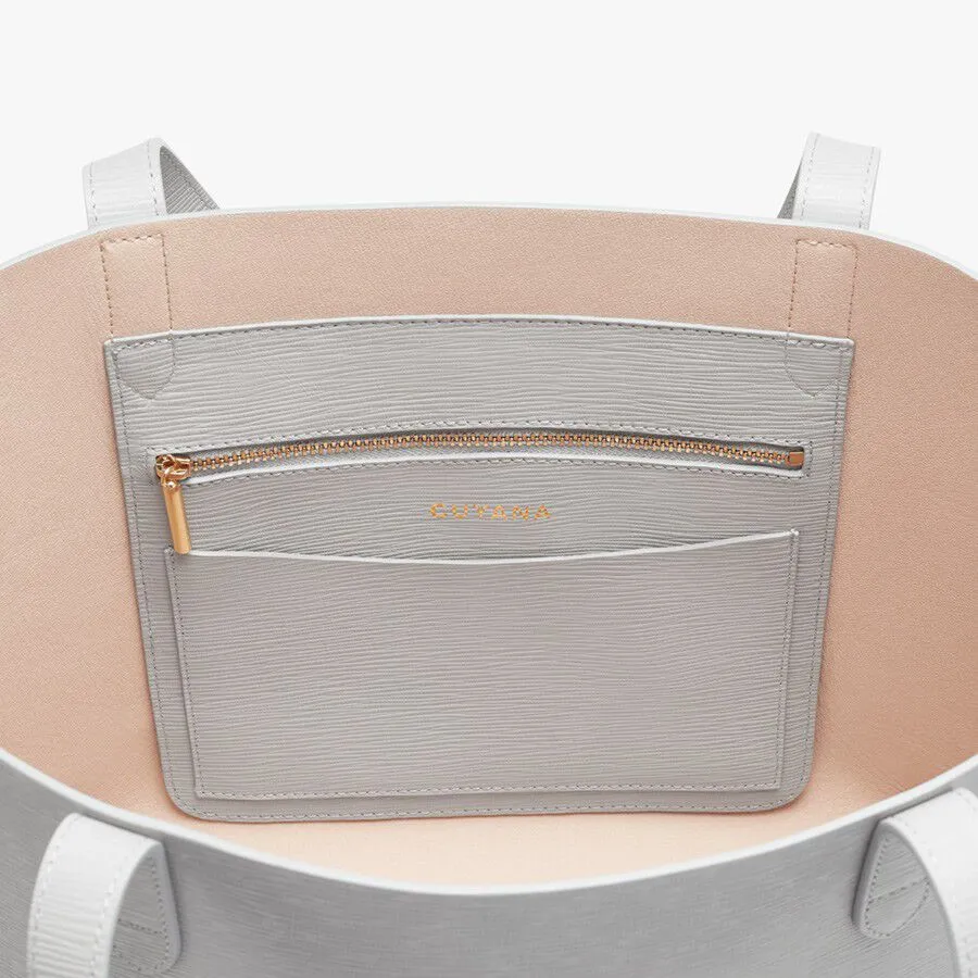 Small Structured Leather Tote