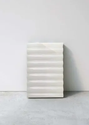 soap dish - white onyx