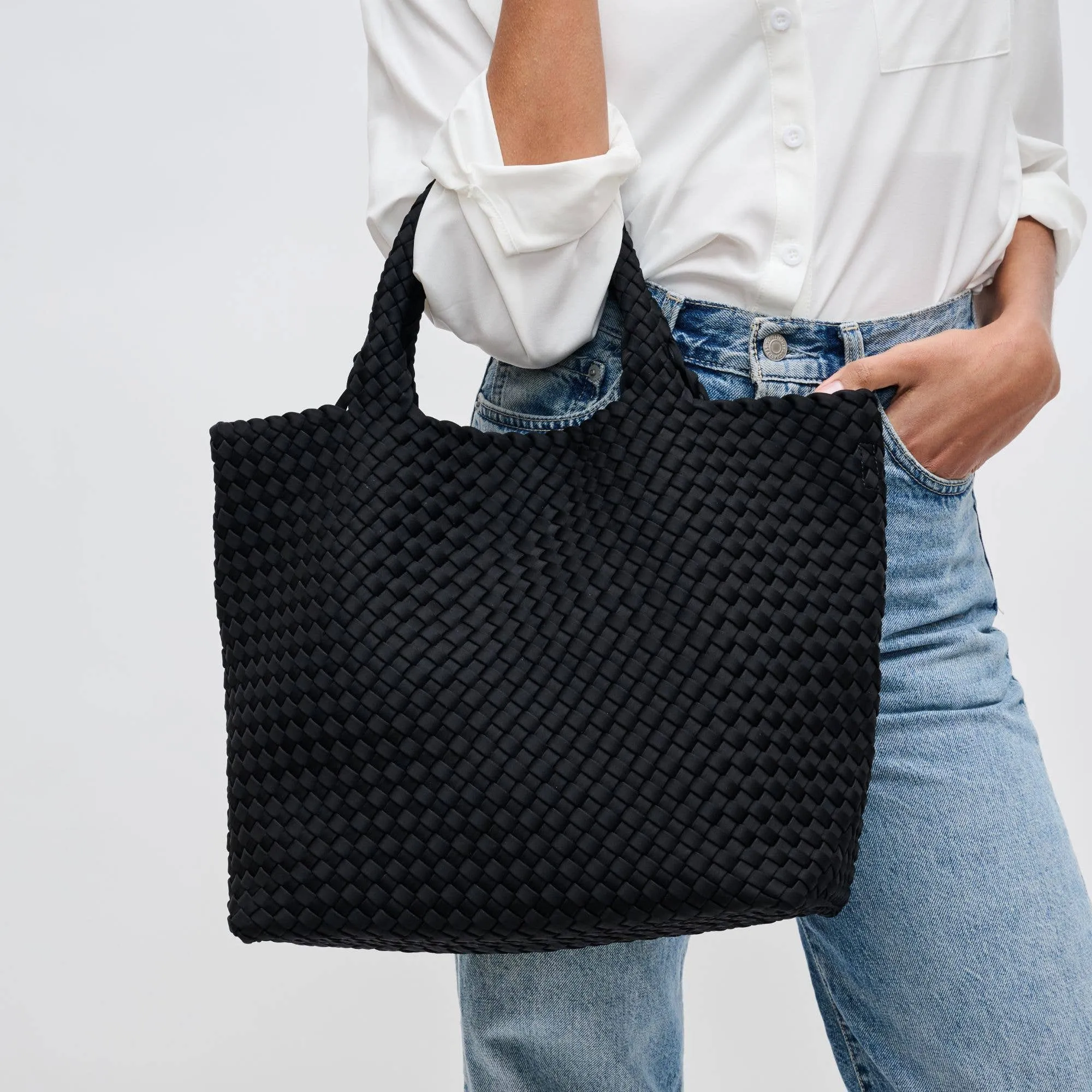 Sol and Selene - Sky's The Limit - Medium Woven Neoprene Tote Bag