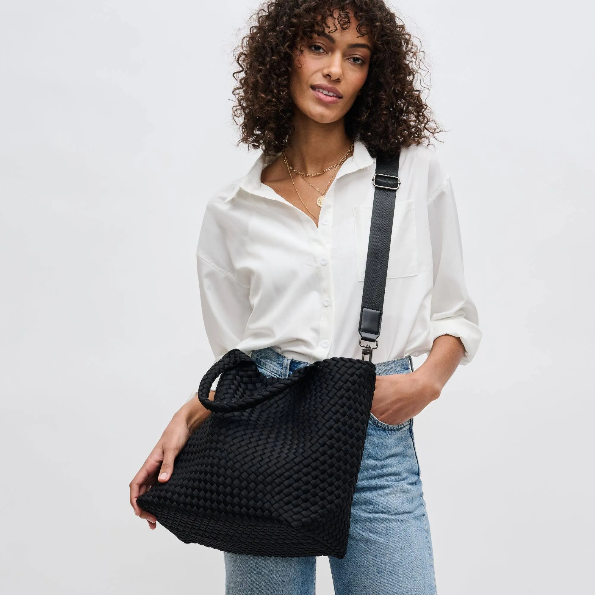 Sol and Selene - Sky's The Limit - Medium Woven Neoprene Tote Bag