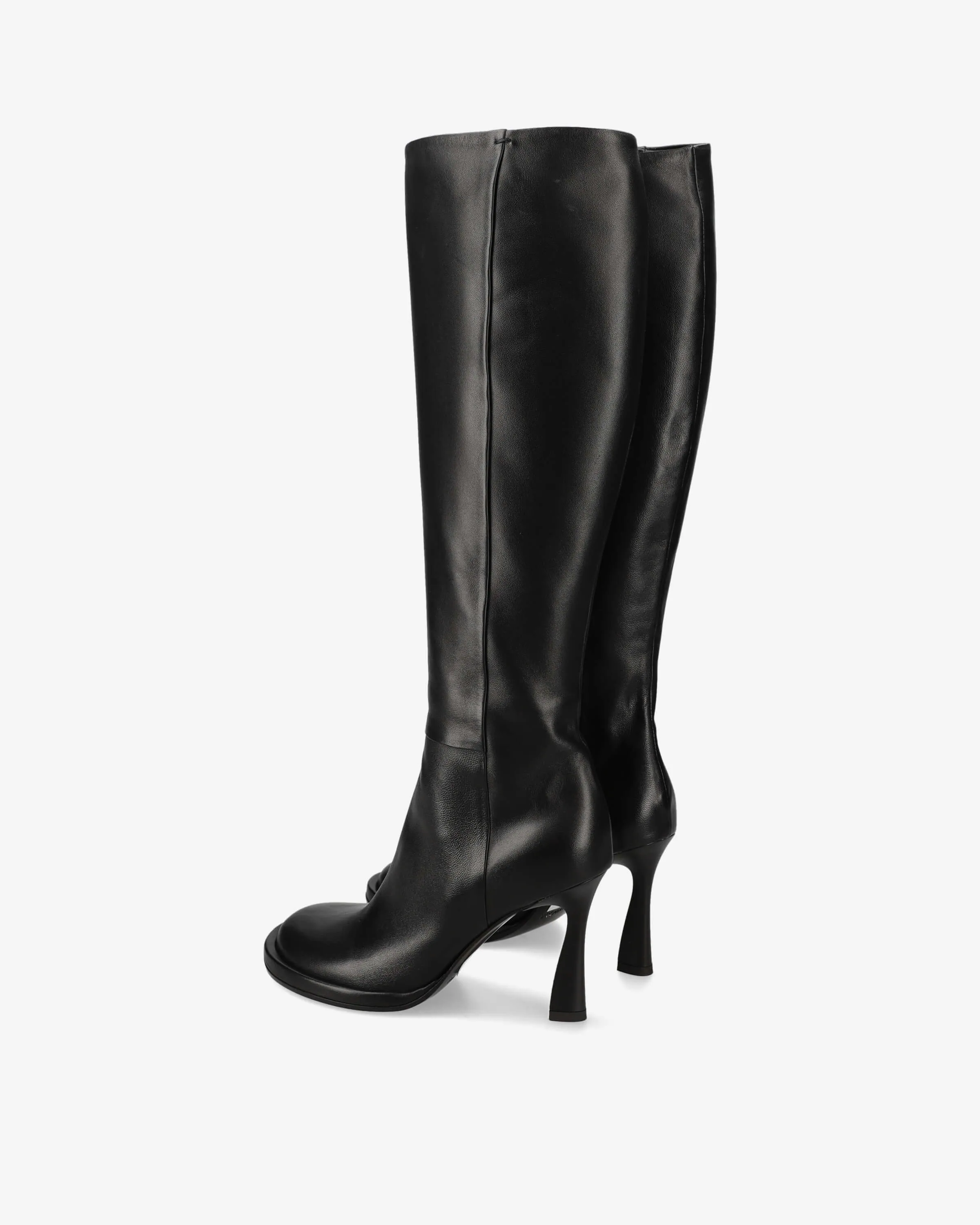 Sole boots in nappa leather M6857A Nappa Nero