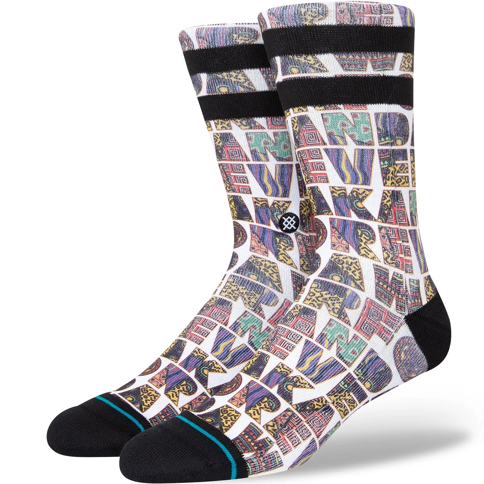 Stance Marvel Black Panther Wakanda Forever Socks - White