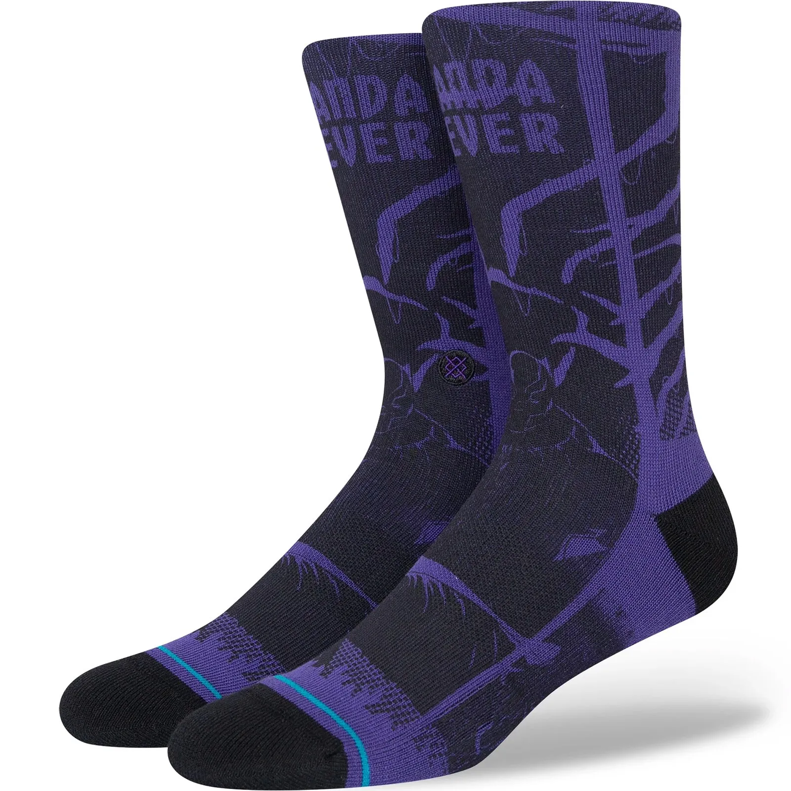 Stance Marvel Black Panther Yibambe Socks - Purple