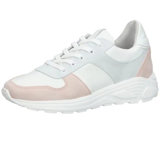 STEVEN NEW YORK scarpe da donna in vera pelle sneakers basse SNY11000242-0300 bianco/rosa o bianco/bronzo