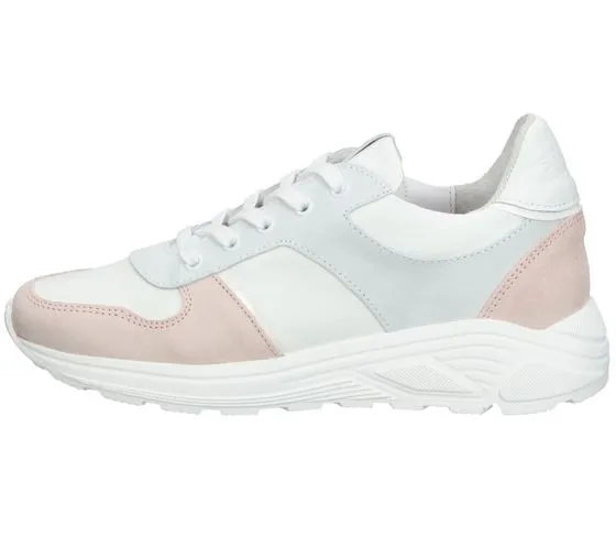 STEVEN NEW YORK scarpe da donna in vera pelle sneakers basse SNY11000242-0300 bianco/rosa o bianco/bronzo