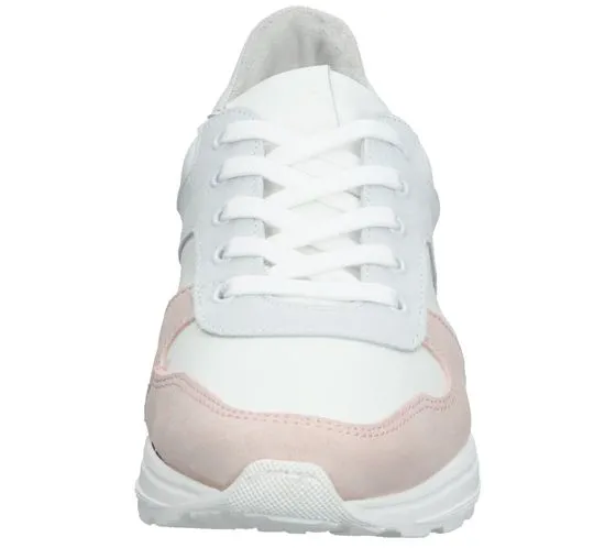 STEVEN NEW YORK scarpe da donna in vera pelle sneakers basse SNY11000242-0300 bianco/rosa o bianco/bronzo