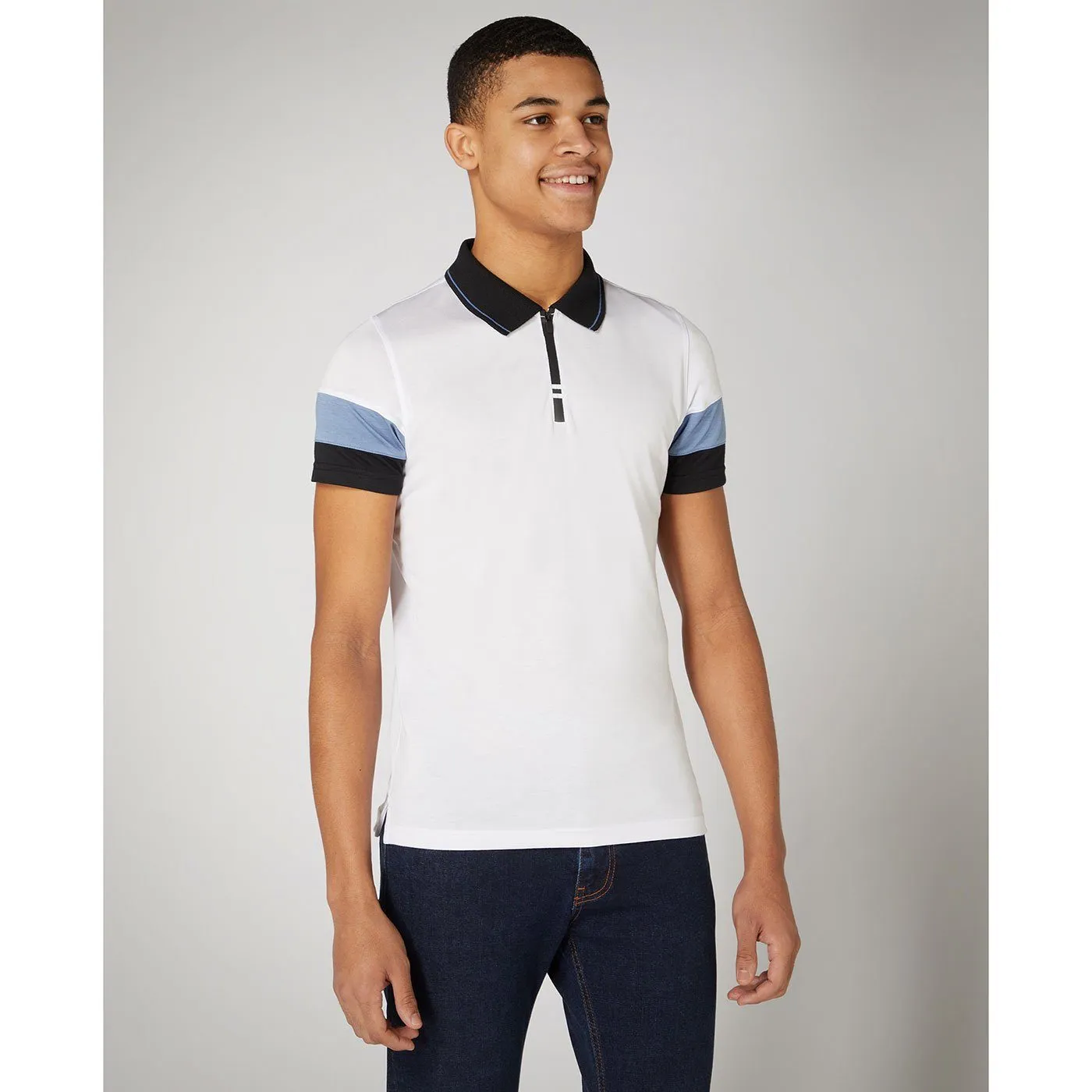 Stripe Arm Polo Shirt