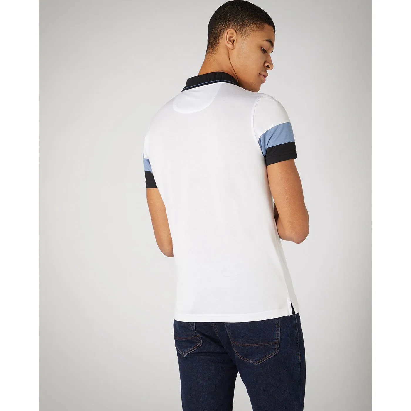 Stripe Arm Polo Shirt