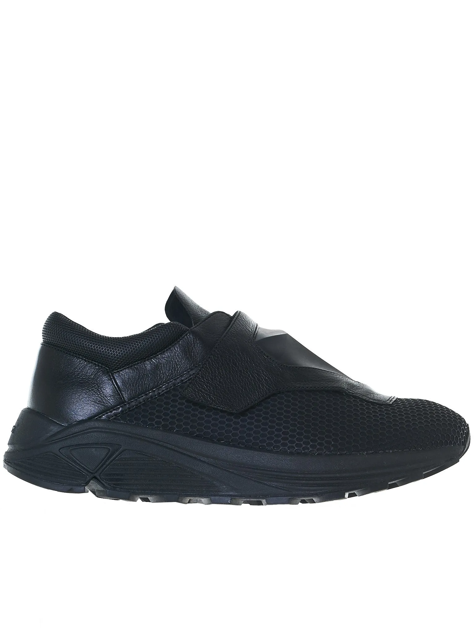 Structured Velcro Sneakers (KK16FWRSK1-200 BLACK)