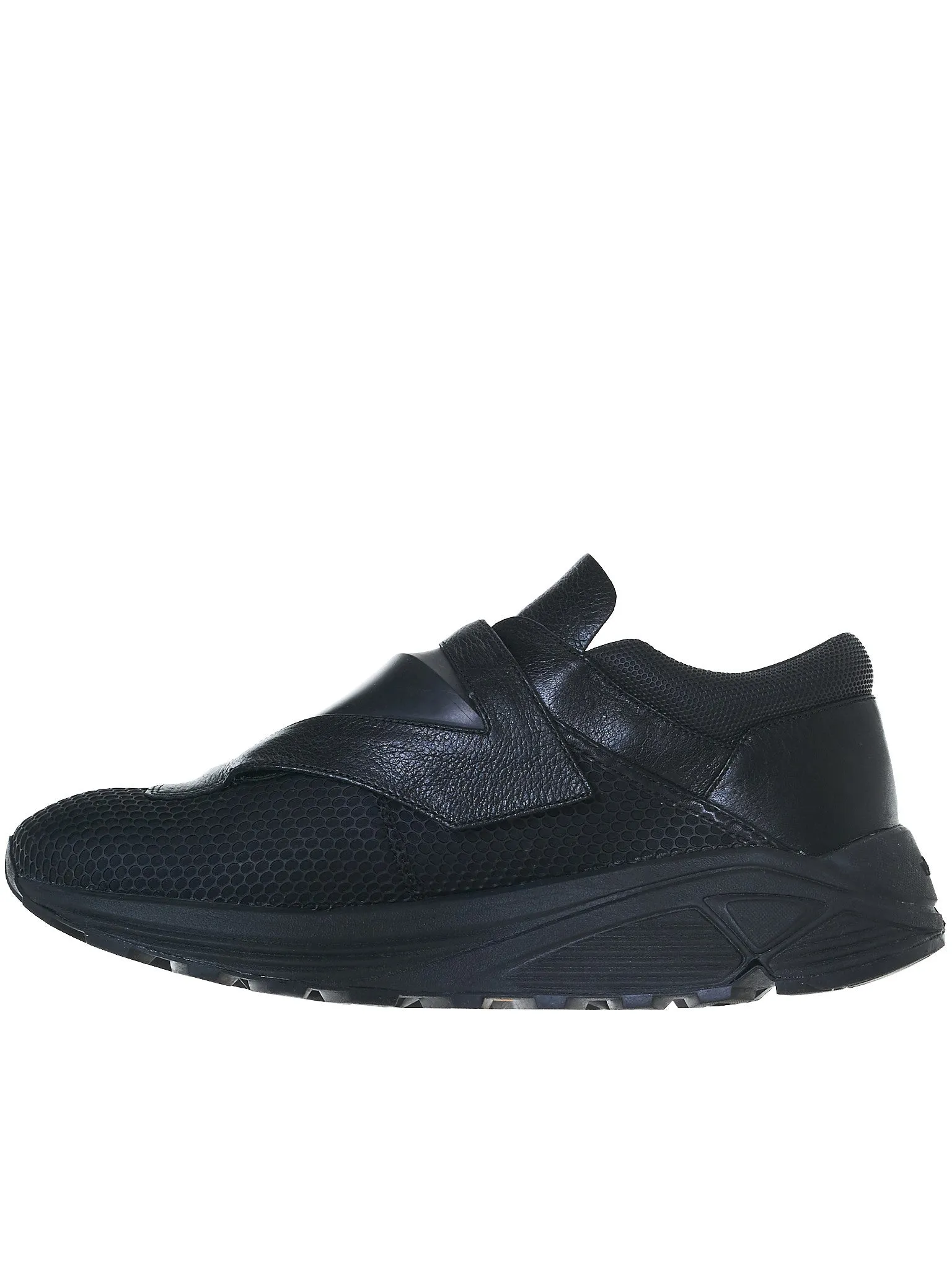 Structured Velcro Sneakers (KK16FWRSK1-200 BLACK)