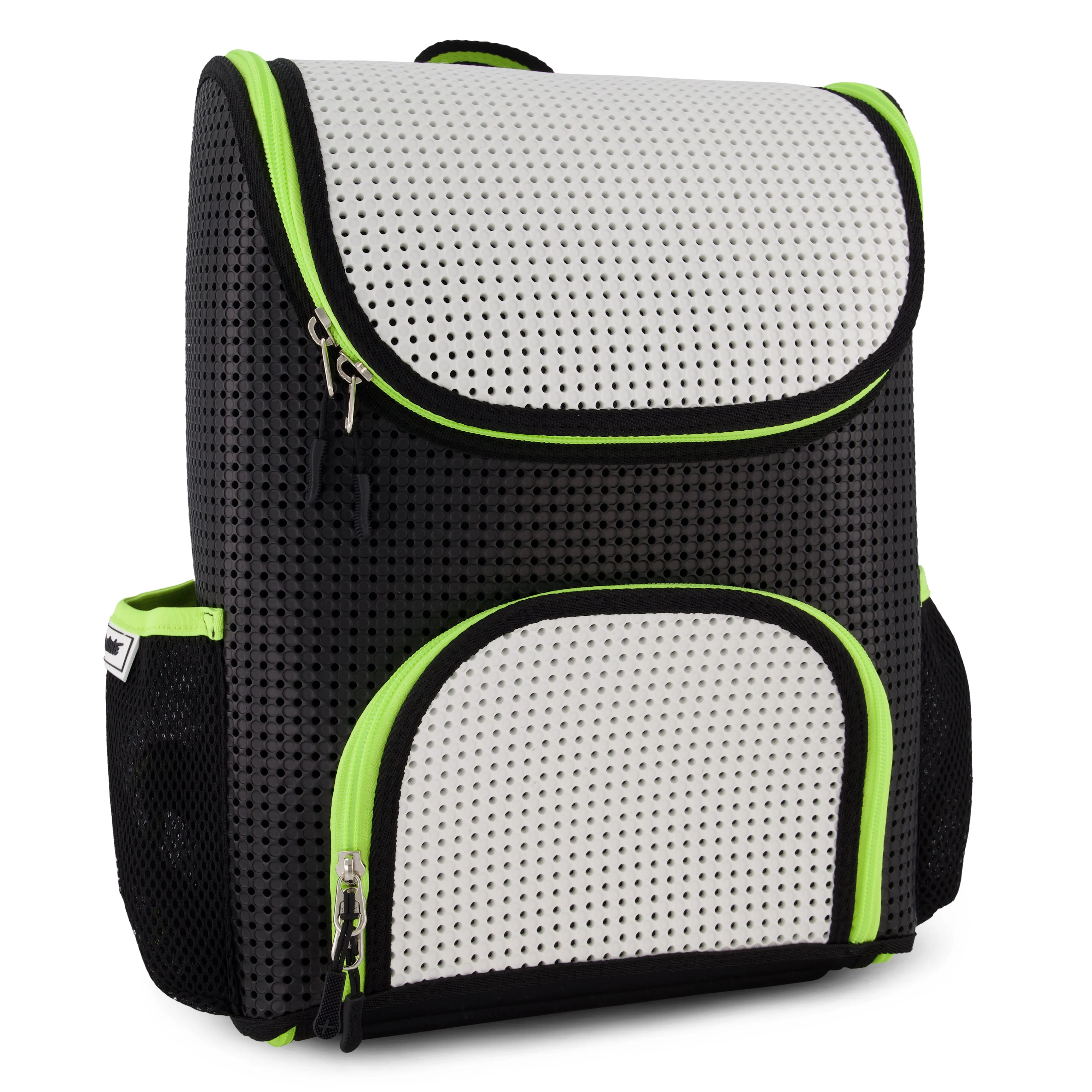 Student Backpack Neon Lime with Champ-red Set